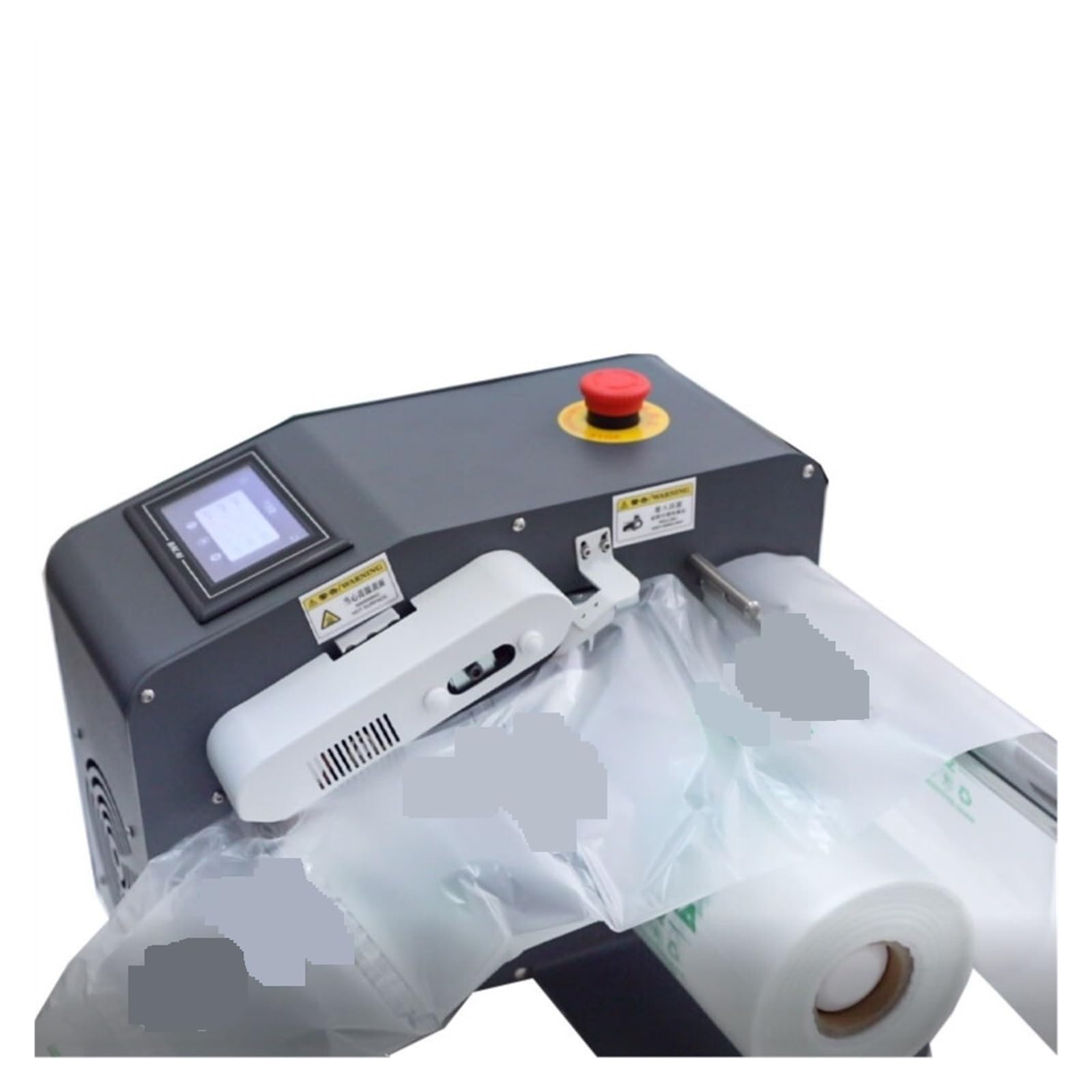 Macchina Automatica For Cuscini D'aria, Sacco A Colonna, Pellicola Di Zucca, Gonfiatore Continuo, Riempimento, Sigillatura, A Bolle Tasso Elevato