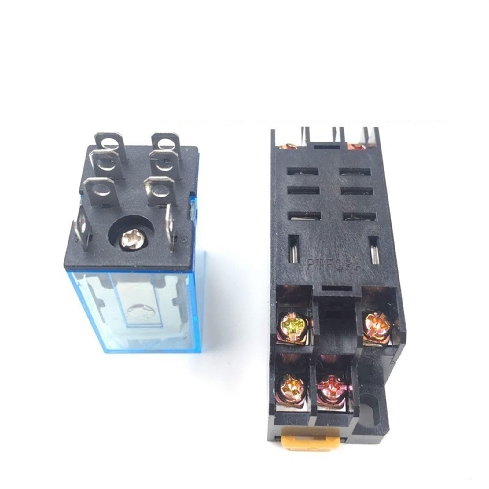 LY2NJ HH62P HHC68A-2Z Mini relé electromagnético electrónico 10A 8PIN bobina DPDT con base de enchufe DC12V 24V AC110 220V (AC 220V)