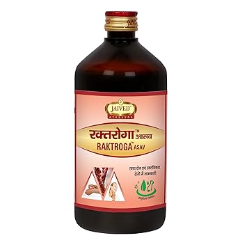 Raktroga Asav 450 ml | Purifies blood, detoxifies, and addresses skin concerns | Jaived Ayurveda