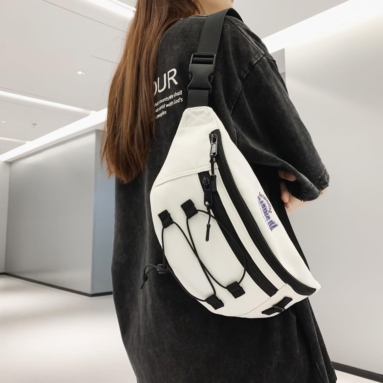 Amazon | ZESU ボディバッグ ウエストポーチ 韓国 メンズ 斜め