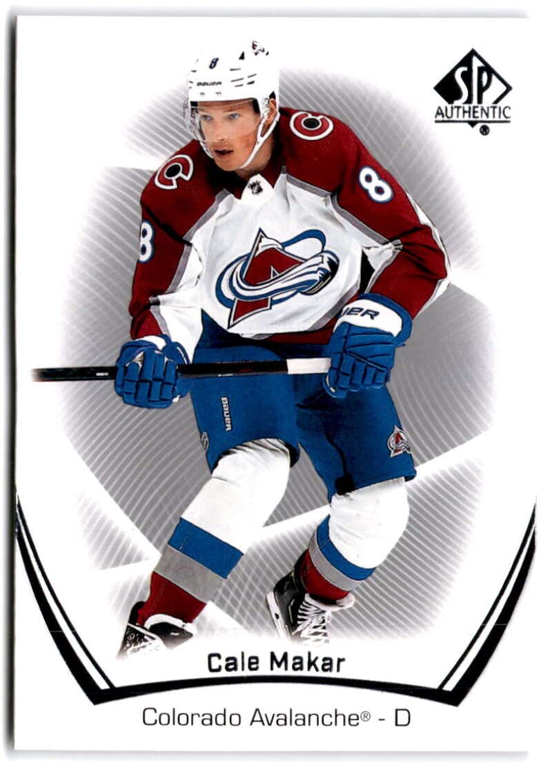 2021-22 SP Authentic #100 Cale Makar Colorado Avalanche Hockey Trading Card