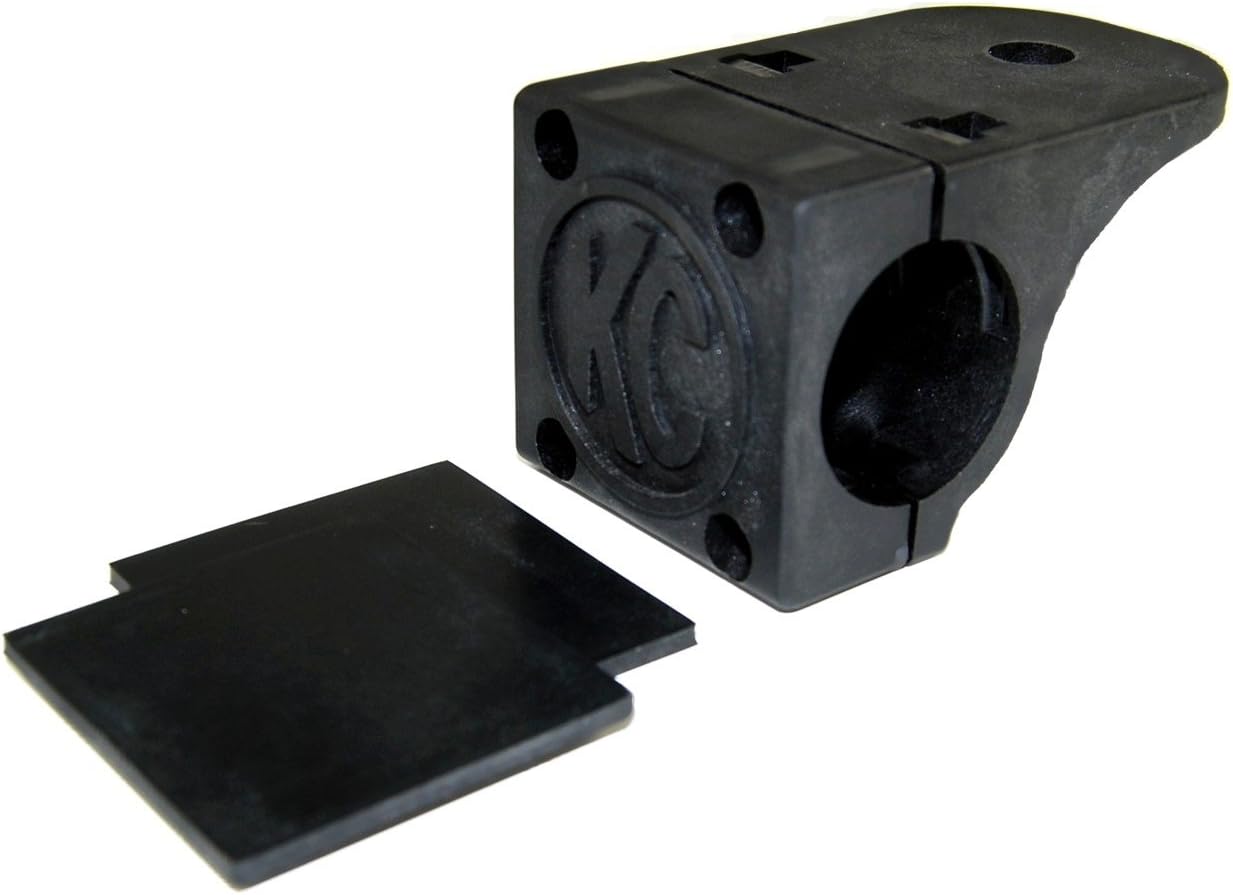 KC HiLiTES 7301 Tube Clamp Light Mount Bracket for 1.25"-1.5" Diameter Round Light Bars and Roof Racks - Single