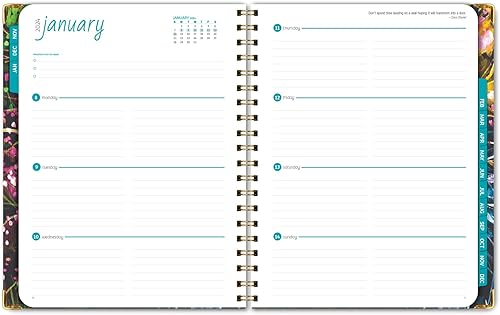 Miniatura 6 de Agenda 2024 de tapa dura: (noviembre de 2023 a diciembre de 2024) Agenda diaria, semanal, mensual y anual de 8.5 x 11 pulgadas. Marcador, carpeta de