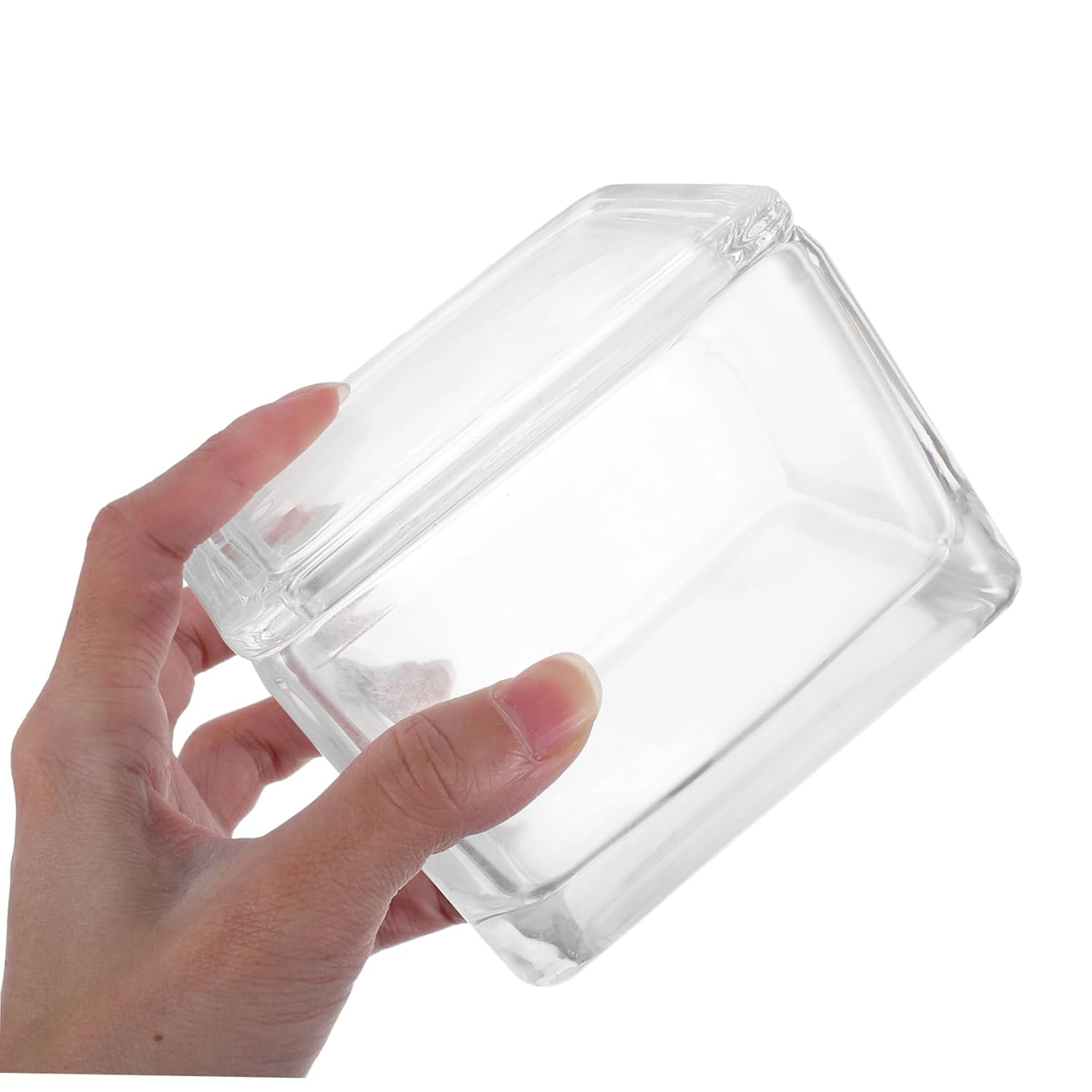 OUNONA 20pieces Glass Staining Jars for Microscope Slides Vertical Horizontal Slide Capacity Staining Rack Efficient for Laboratories and Hospitals Easy to Clean Accurate Results