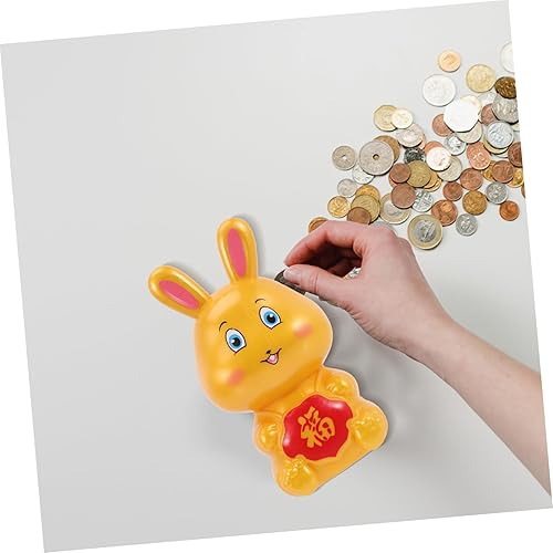 Miniatura 6 de ibasenice 2pcs Spring Festival Supplies Rabbit Ceramic Piggy Bank Bunny Money Kids Money Jar Banks Piggy Bank for Girls Tablescape Decor Bunny Piggy