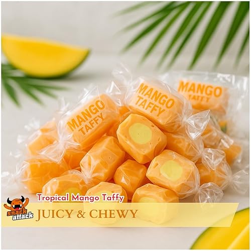 Miniatura 183 de Snack Attack Caramelos de agua salada envueltos individualmente a granel de 1 libra – Caramelos masticables de agua salada, sabores costeros