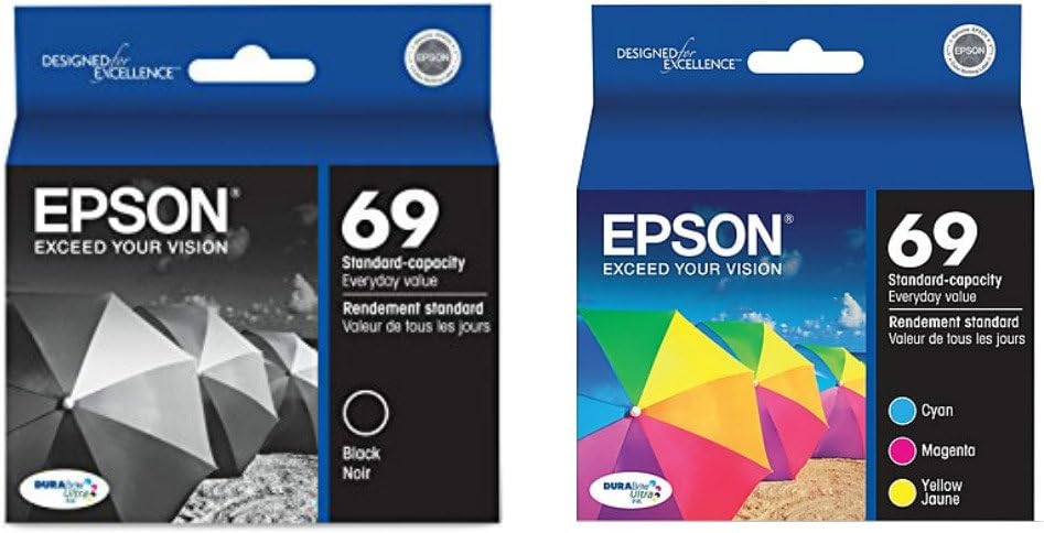 Epson 69 Standard Capacity Ink Cartridge Complete Color Set