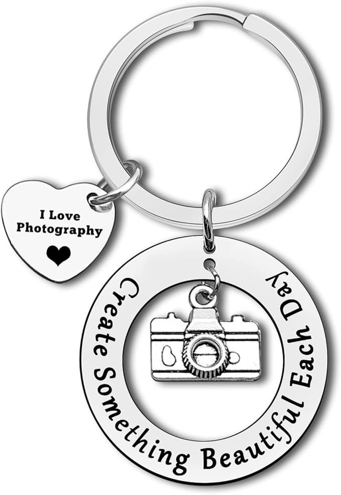 Photographers Gifts for Women Men Photographer Keychain