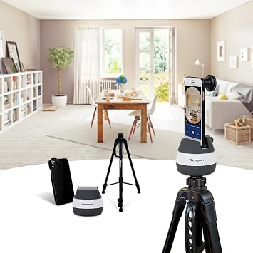360 Camera 3D Virtual Tour Real Estate Kit - Gear Includes: Tripod, Digital Camera Rotator, Fisheye Cam Lens (Asteroom Phone Case Not Included, Purchased Separately on Amazon)