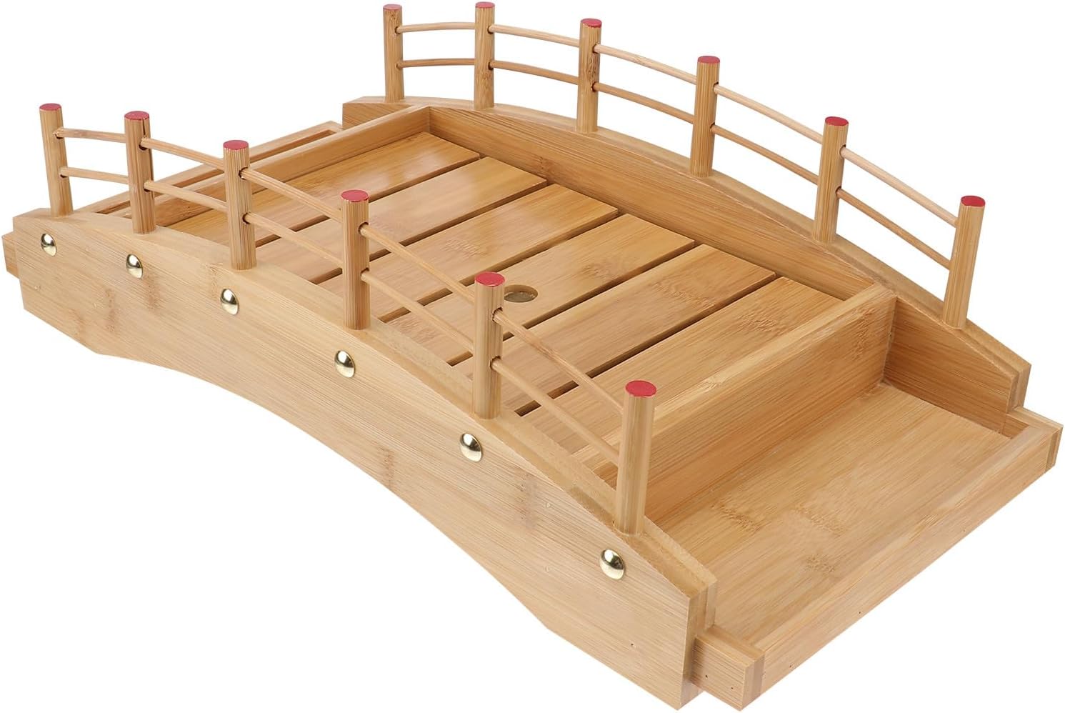Sushi Bridge Serving Tray Medium Size Arched Sushi Plate Sashimi Food Tray for Restaurant and Home Use