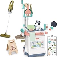 Vista 1 de Juego de limpieza con aspiradora para niñas y niños +3 años por VALESSATI