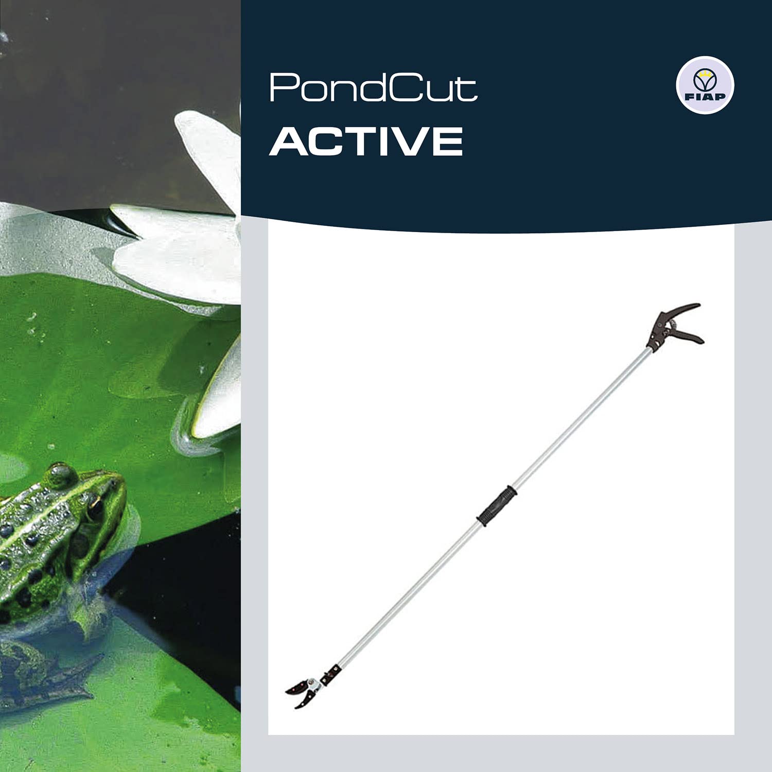FIAP PondCut ACTIVE - Teichschere - Hilfsmittel - Teichzubehör - Zubehör - Schere - Pflanzenreduzierung - Reinigung - Teichwerkzeug - Gartenteich