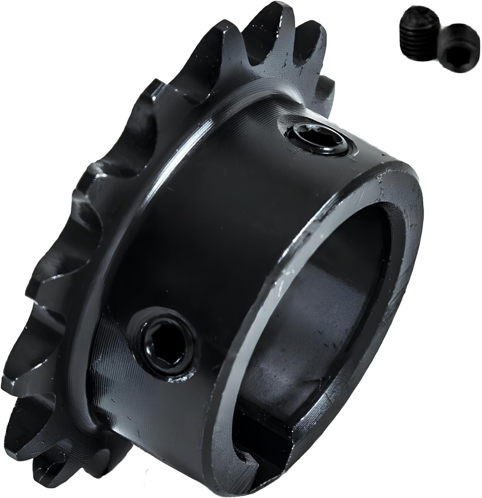 Jeremywell #35 Roller Chain Sprocket, 15 Tooth B-Hub, 1" Bore