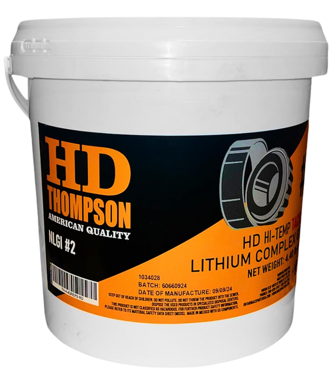 (10 Pack) RED HIGH Temperature Lithium Complex EP 2 RED Tacky 14OZ Tube (10)