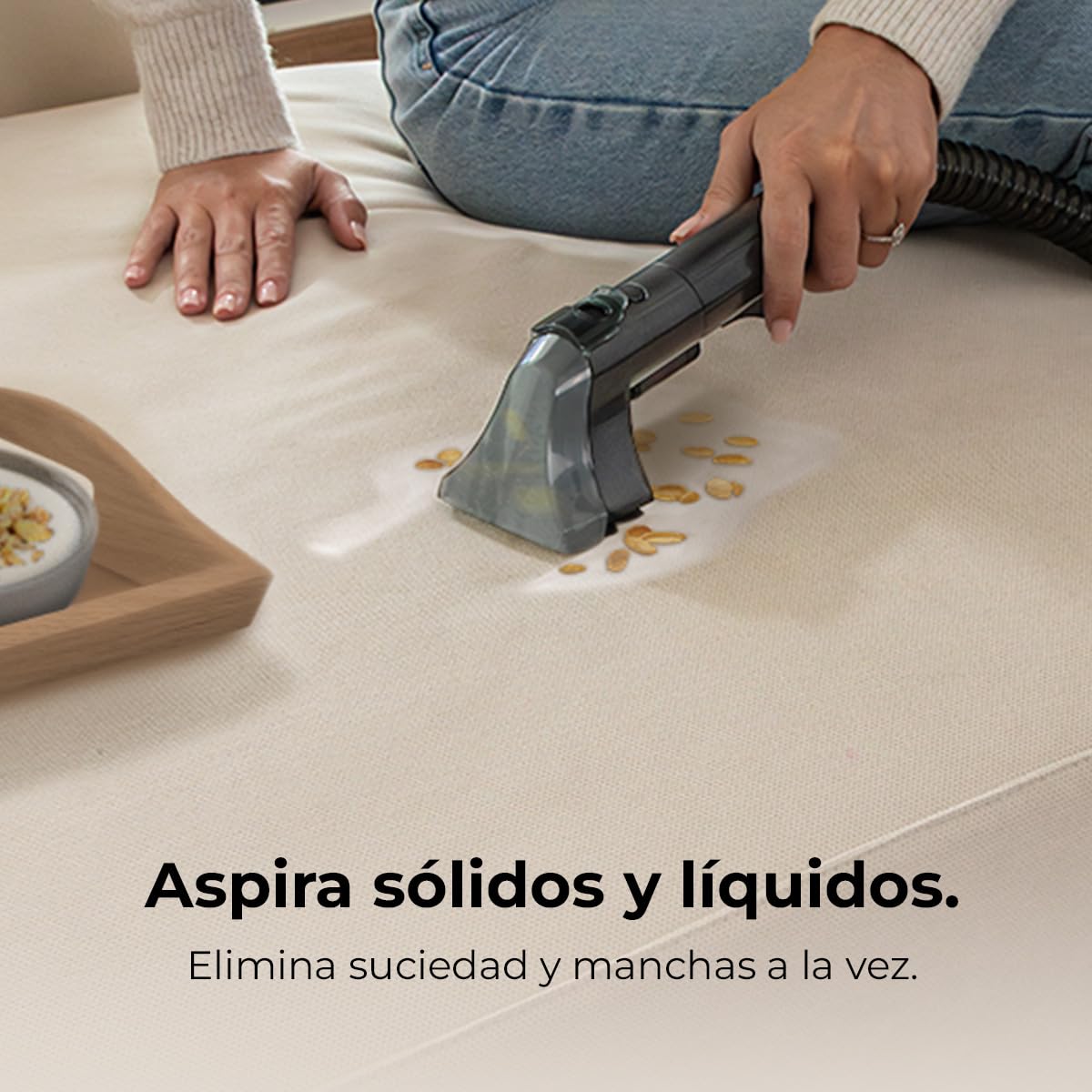 Cecotec Aspirador de Tapicerías Conga Popstar 3000 CarpetClean. 400 W, 2 Depósitos -1 de Agua Limpia y 1 de Sucia-, Pulverizador de Agua, Radio de acción 6 m, Longitud de la Manguera 1,2 m — view 9