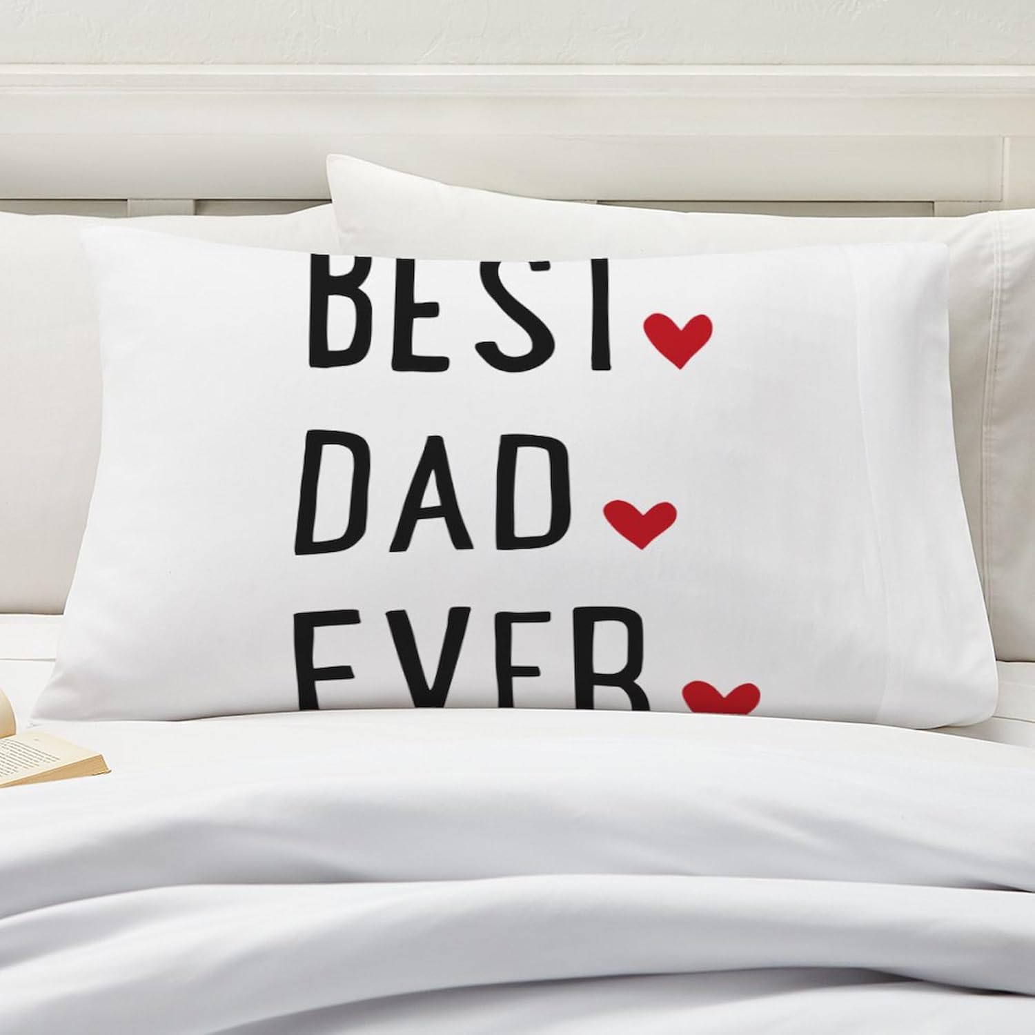 CafePress Best Dad Ever Pillow Case Standard Size Pillowcase, Lumbar Pillow Cover Fleece