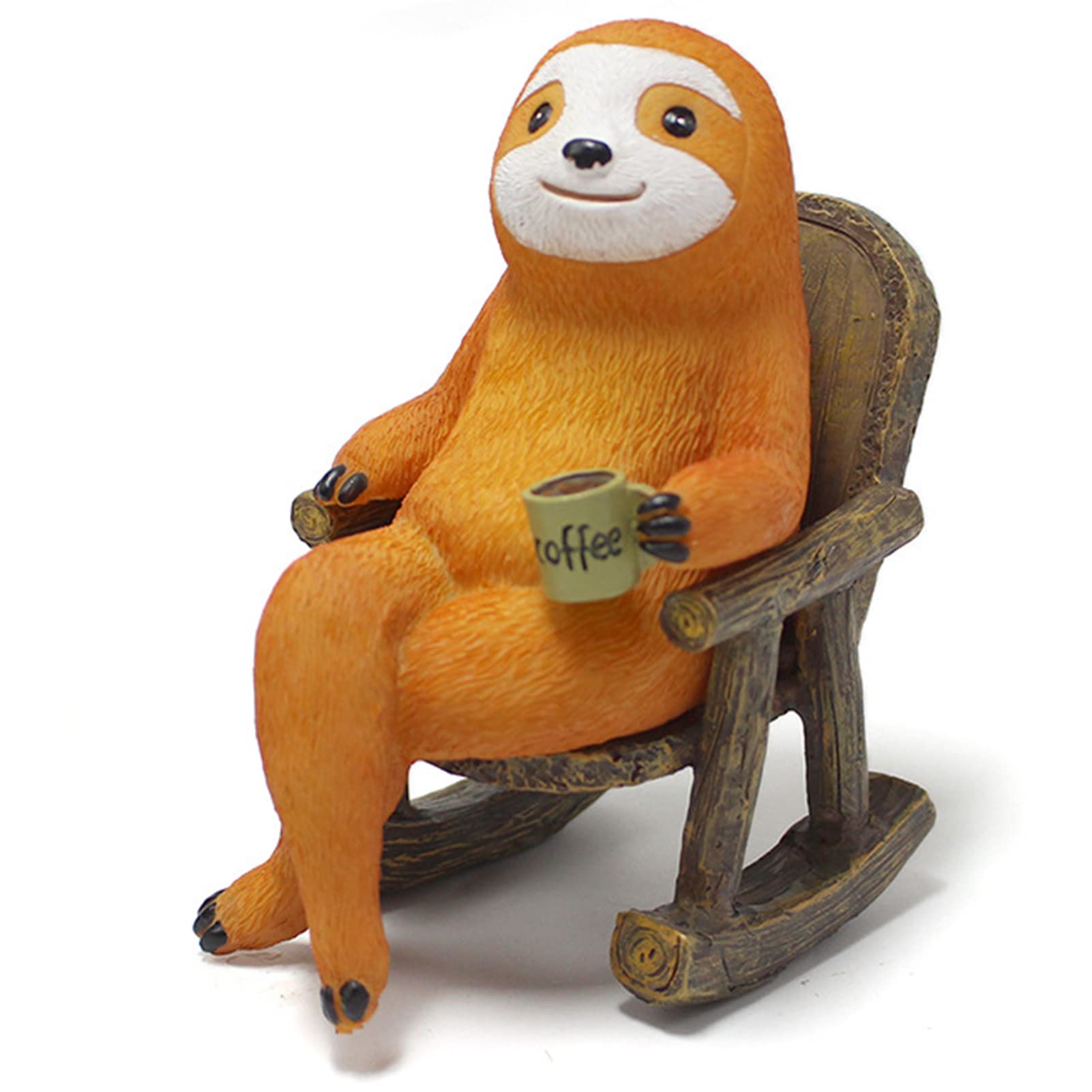 なまけもの　写真のYとG-450値引き Amazon.co.jp: 庭の装飾品、面白いナマケモノの彫刻、屋外