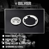 Vista 5 de CARFIB Accesorio de Brillo para Interior de Coche para Cadillac CT6 CTS Escalade SRX XT5 XTS Anillo de Botón de Encendido Botón de Arranque Motor