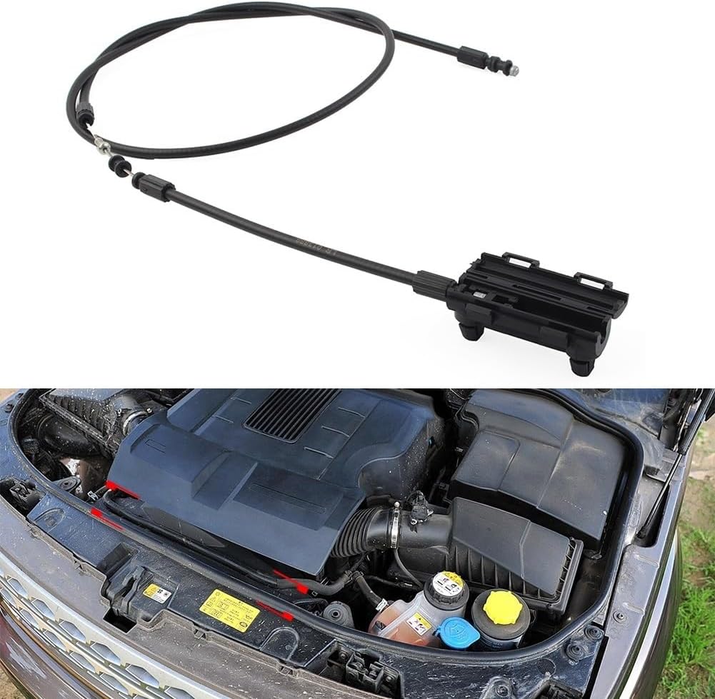 Hood Release Handle for LR4 2010-2016 Car Hood Bonnet Release Cable Replacement LR013888