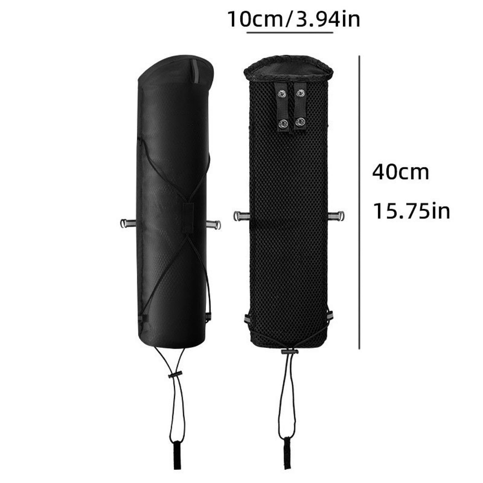 Almencla Borsa Porta Bastoncini da Trekking per Zaino Vest Sacca Porta Bastoni Pieghevole Impermeabile Poliestere Custodia Versatile Hiking Organizer