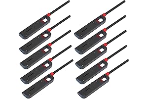 Fuel Included Handi Flame 10pk BBQ Grill Click Lighters Refillable Butane Gas