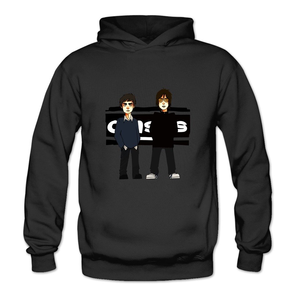 DASY Women's O-neck Oasis Band Hoody X-Large Black