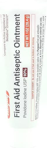 Rugby Povidona Yodo 10% Primeros Auxilios Ungüento 1oz