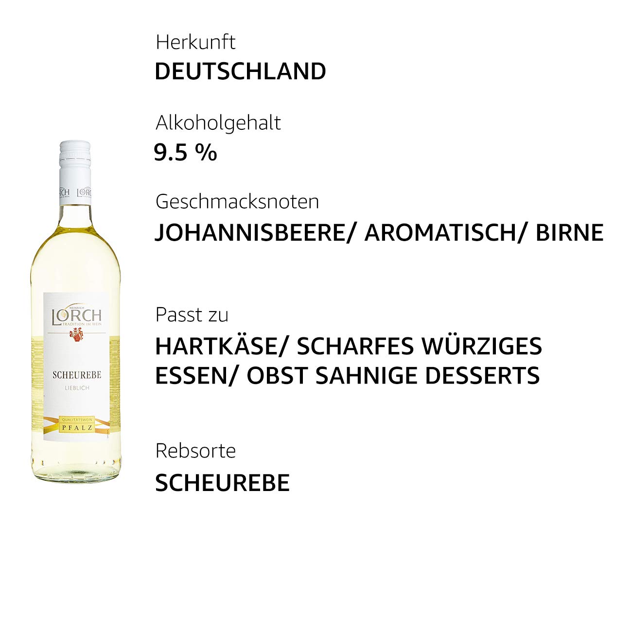 Lorch Scheurebe Lieblich (6 x 1l)