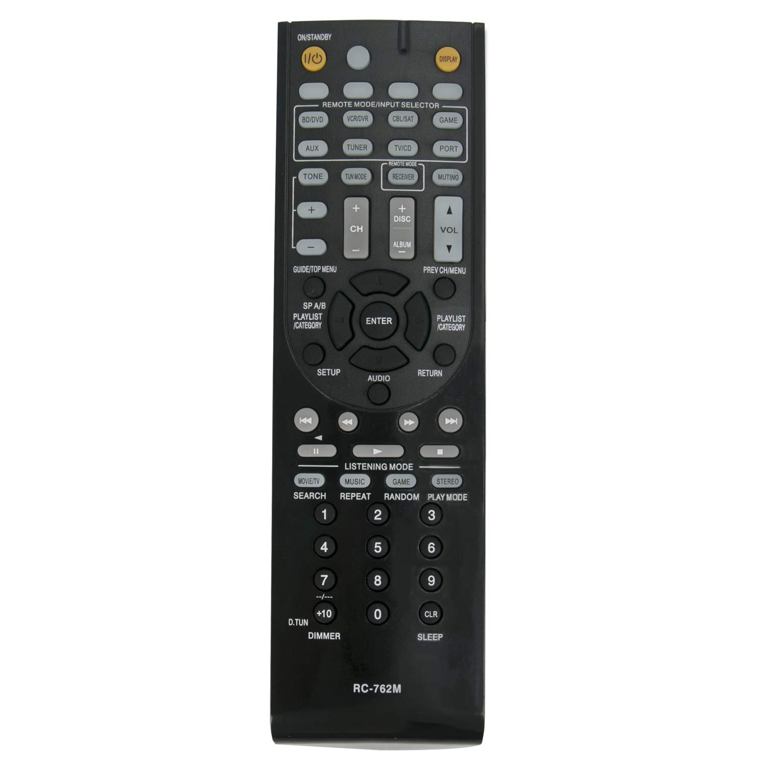 VINABTY RC-681M Telecomando di ricambio per Onkyo TX-SR605 RC-606S TX-SR707 HT-SR600 TX-SR503 HT-R540 HT-R550