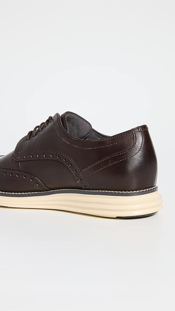 Cole Haan Original Grand Wing Tip Oxford Dark Chocolate/Alabaster 9.5 D (M) by Cole Haan - Used condition - Image 3