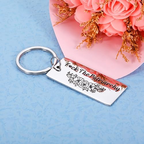 Miniatura 2 de Fk The Patriarchy - Llavero inspirador para mejor amiga ella mujer regalo de activista para mujer y niña poder para mamá hija mejor amiga hermana
