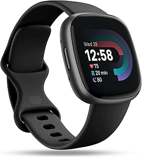 Getino Sport Band Compatible with Fitbit Versa 4 Bands/Versa 3 Bands & Fitbit Sense Bands/Sense 2 Bands for Women Men, Soft Replacement Strap Accessories for Fitbit Sense/Sense 2/Versa 4/Versa 3 Watch