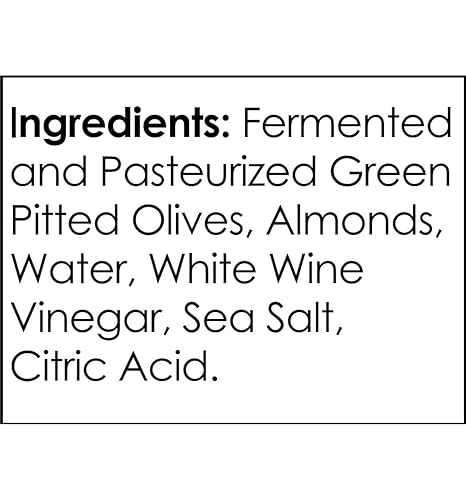 Miniatura 3 de Tassos Aceitunas súper colosales Halkidiki rellenas de almendras 35.27 onzas