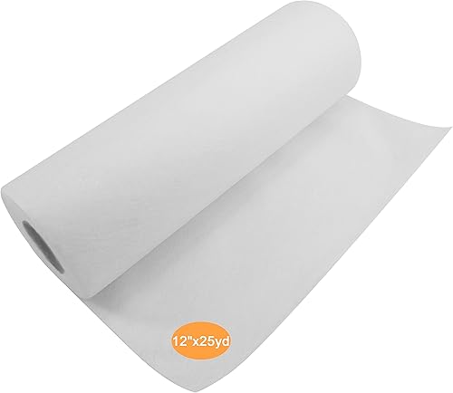 New brothread Lavar  Estabilizador de bordado soluble en agua para máquina  Rollo de 12 pulgadas x 25 yardas  Peso ligero  cortado en tamaños