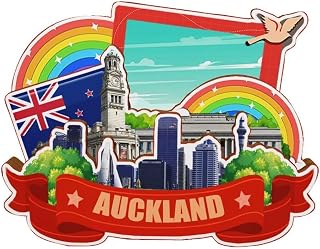 Auckland New Zealand Magnet Fridge Magnet Wooden 3D Landmarks Travel Collectible Souvenirs Decoration Handmade -5116