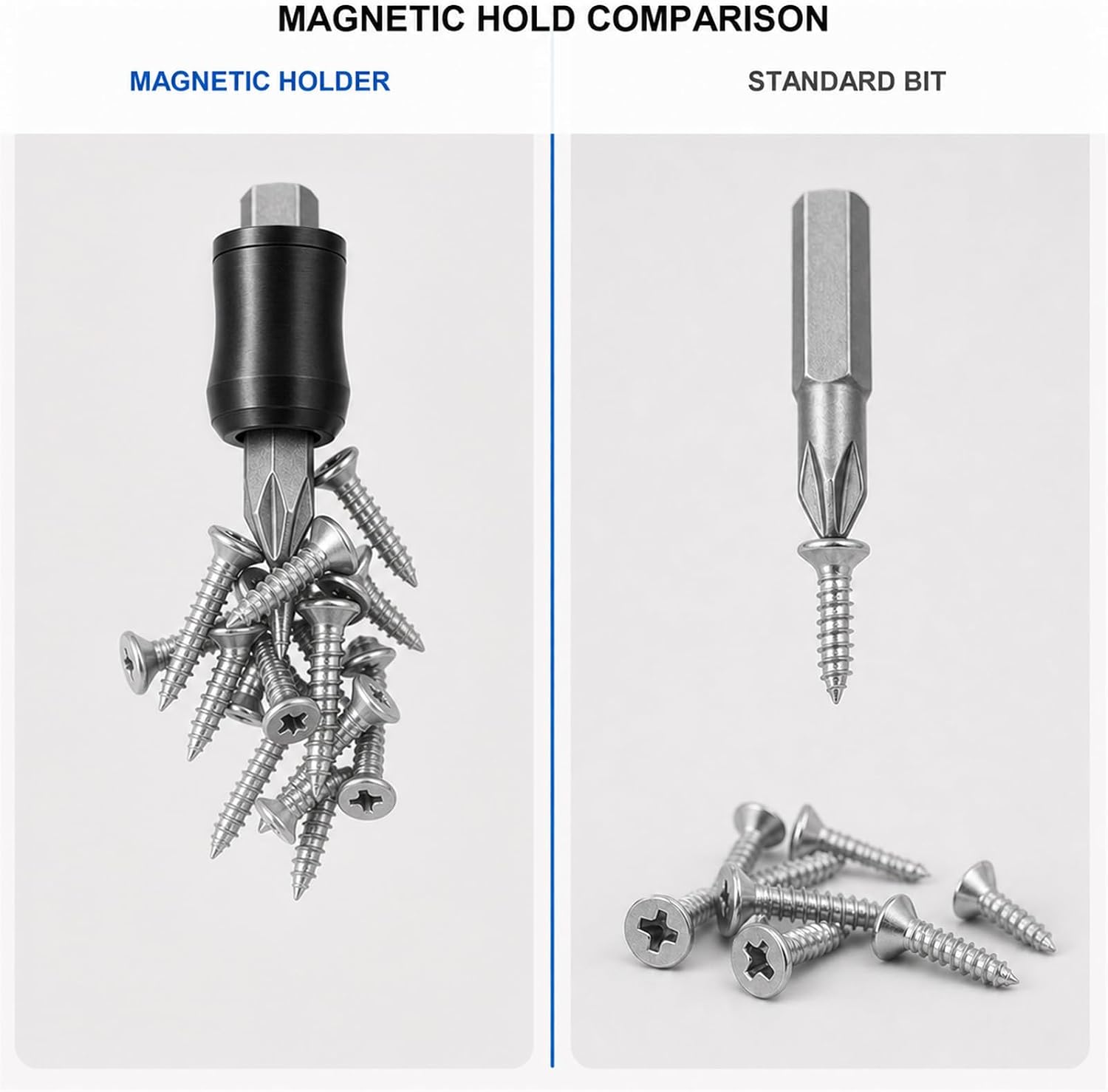 3Pcs Universal Magnetic Screw Holder, Drill Bit Holder for Hex screwdrivers