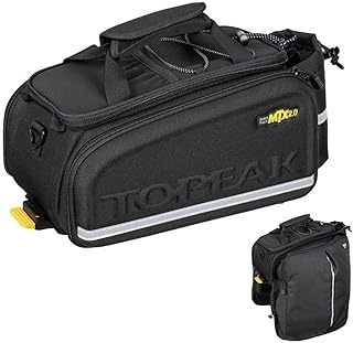 [Topeak] サイクルパニエバッグ。 Trunk Bag Mtx 2.0 Ex With Pannier ブラック///ホワイト