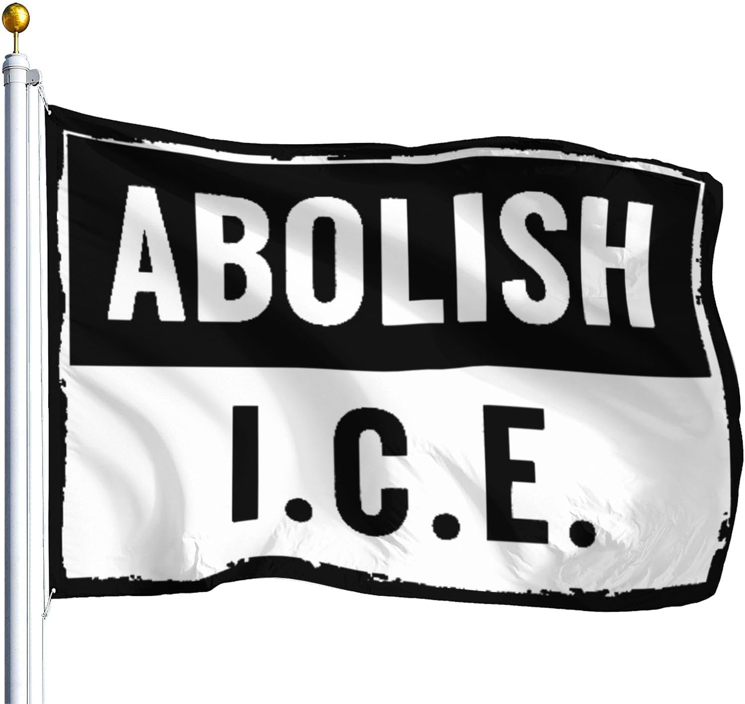Amazon.com: Abolish ICE Rally Flag For 3x5 Outdoor : Office Products