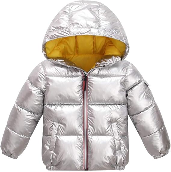 Baby Kids Hooded Outdoor Jacket Thick Warm Windproof Coat Hooded