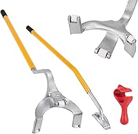 VEVOR 22.5-24.5" Steel Tire Mount Demount Tool Kit with Bead Holder - Heavy Duty Truck Tire Changer for Semi Trucks, Buses, Tractors (Yellow)