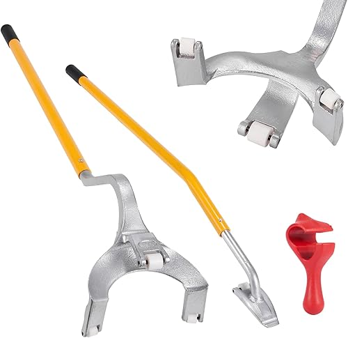 VEVOR Herramienta manual de montaje y desmontaje de neumáticos de acero, 22.5" a 24.5", herramienta semiautomática para cambiar neumáticos con