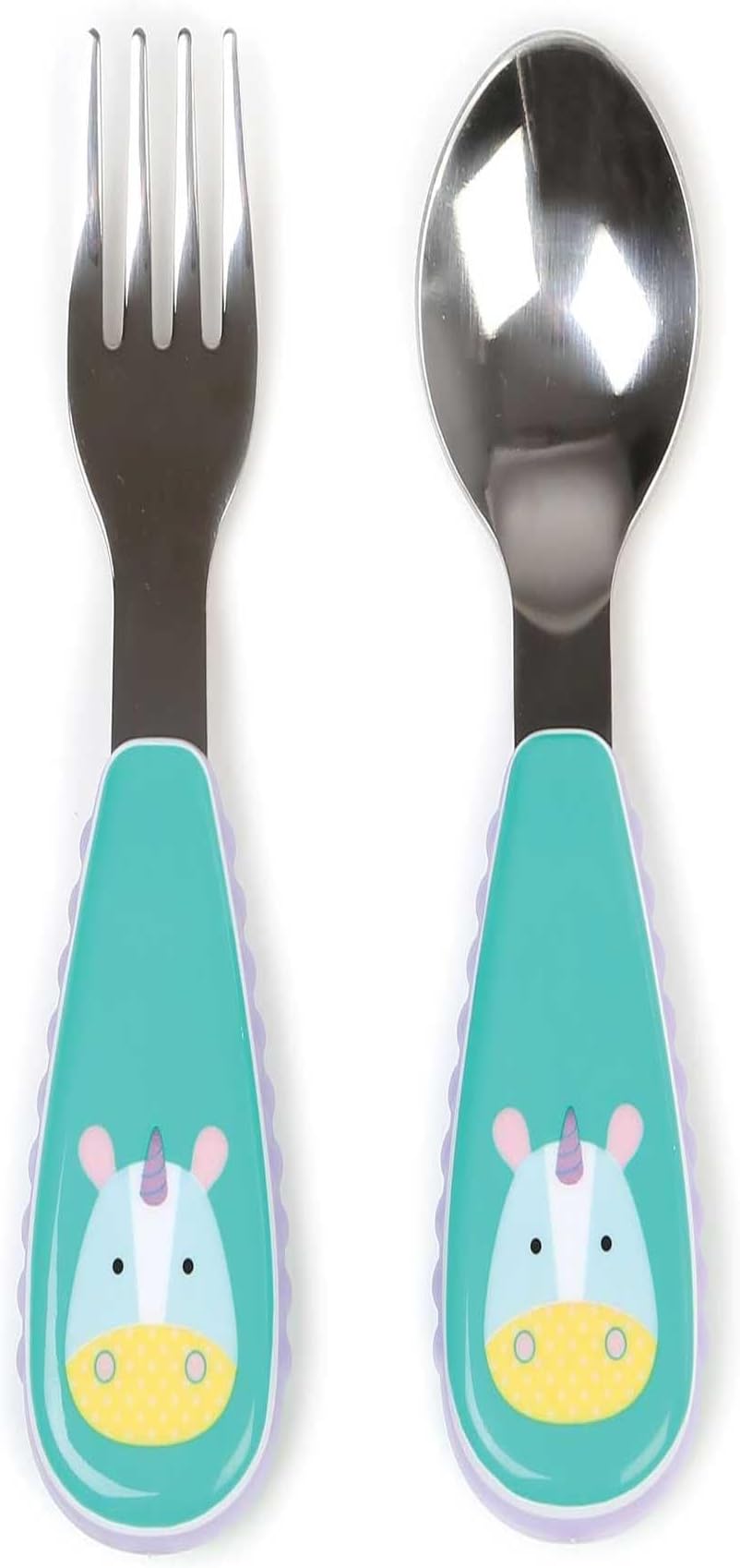 Skip Hop Zoo Utensils Fork & Spoon, 2 Count (Pack of 1) (252365)