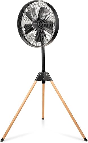 Taurus Forest 3 Speed 50W Pedestal Fan, Black
