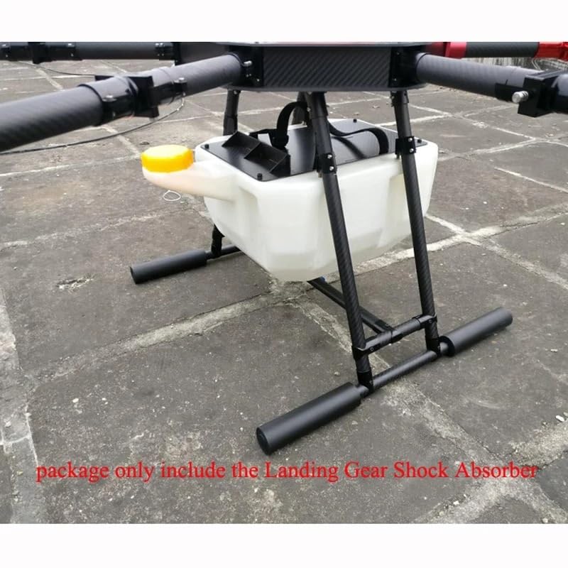 Funda espuma amortiguadora tren Ø17mm tubo carbono dron agrícola