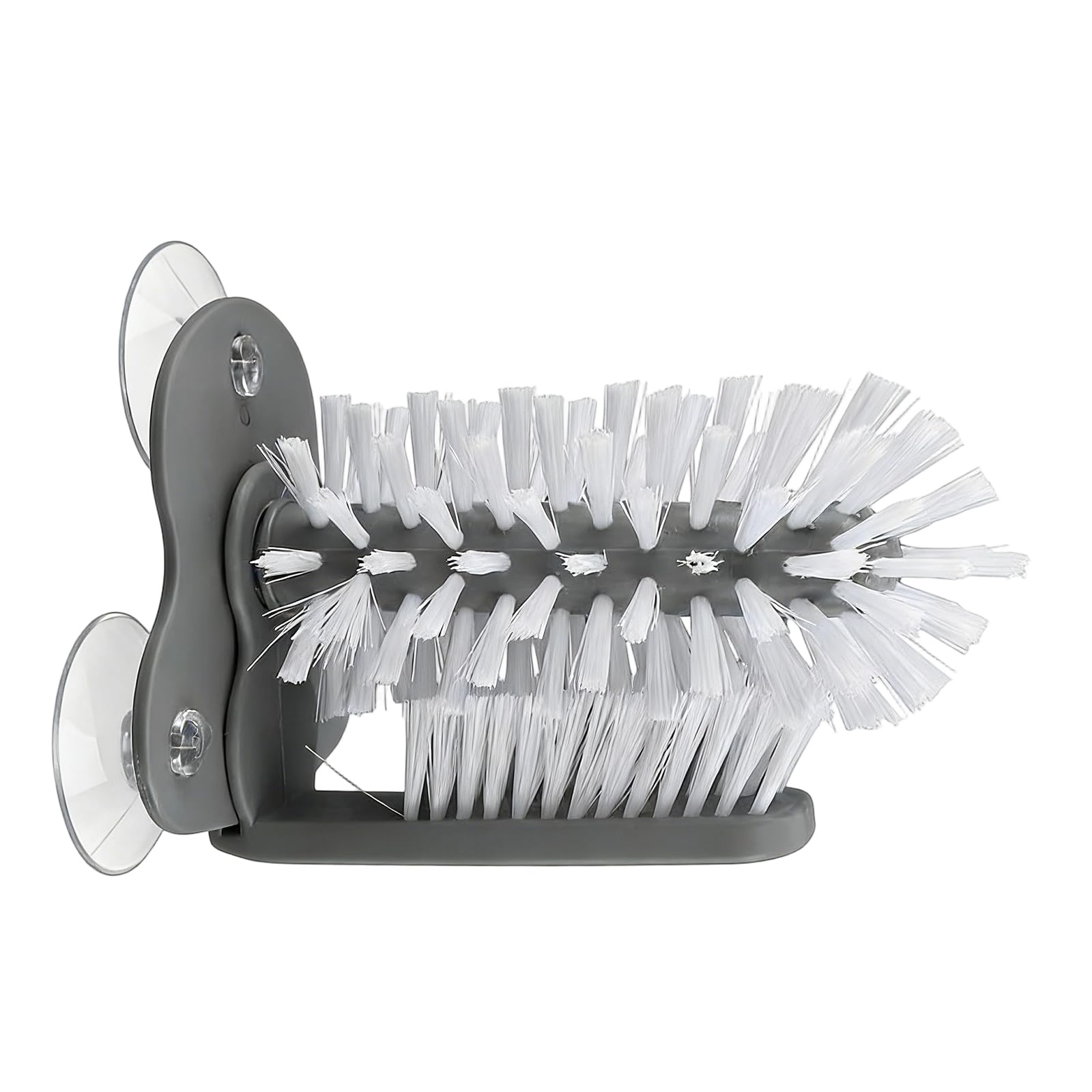 Sustainable Suction Cup Rotating Scrubber for 360 Degree of Bottles and Decanters Rotating Brush Cleaner