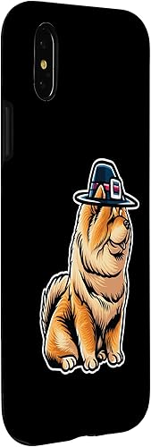 Miniatura 6 de Funda para iPhone 15 Chow Chow Dog Scarf Pilgrim Happy Thanksgiving