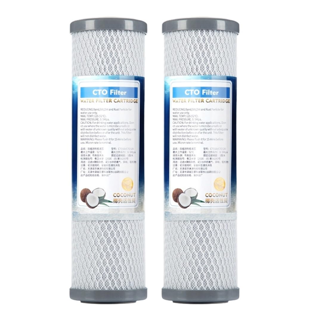 Cartouche filtrante charbon actif osmoseur inverse système filtration standard 10in