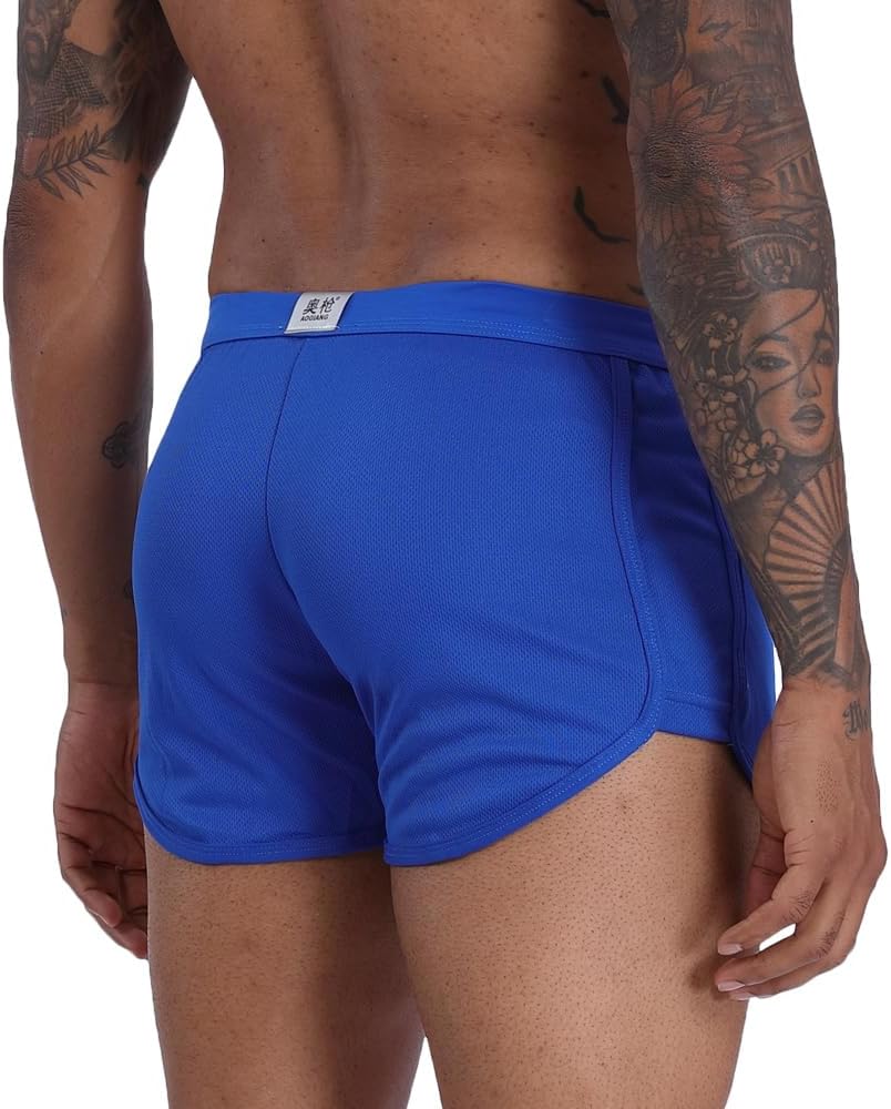 Rexcyril Men's Running Workout Bodybuilding Gym Shorts Athletic Sports Casual Short Pants - Image 4