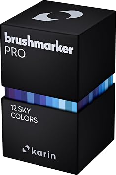 Karin Brush Marker Pro Sky Colours Case