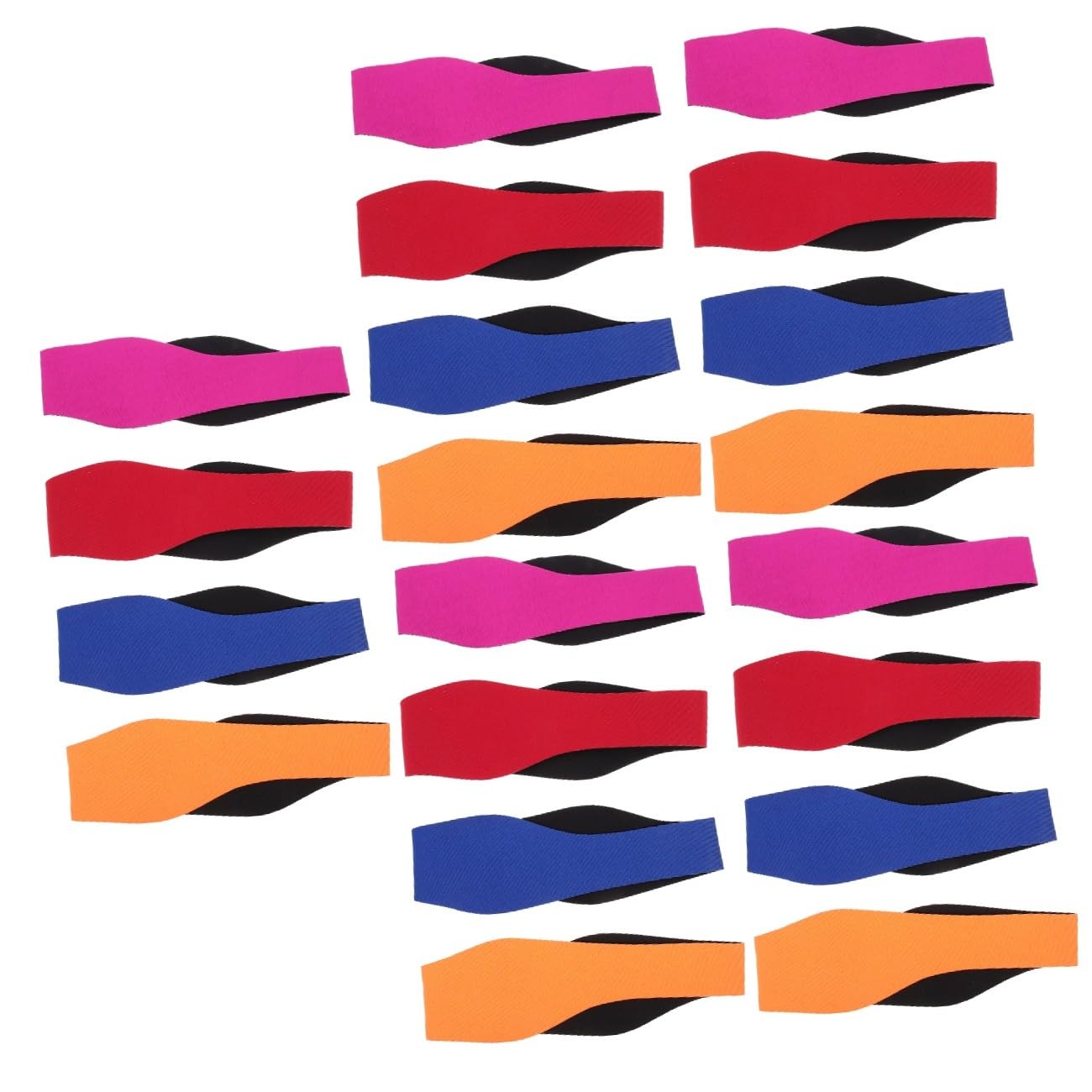 TOYANDONA 5 Series Banda Para Ajustable Para Orejas De Unisex Para Actividades Acuáticas Y Ducha Incluye Colores Vibrantes 4 Piezas X 5